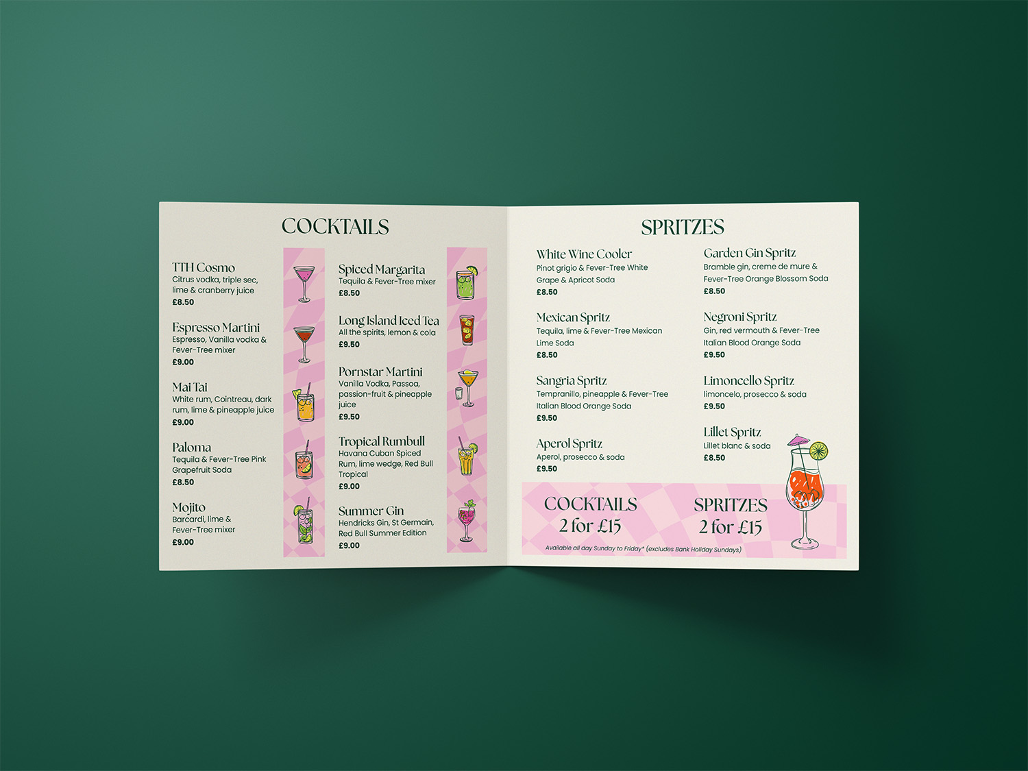 TTH - Cocktail Menu inside