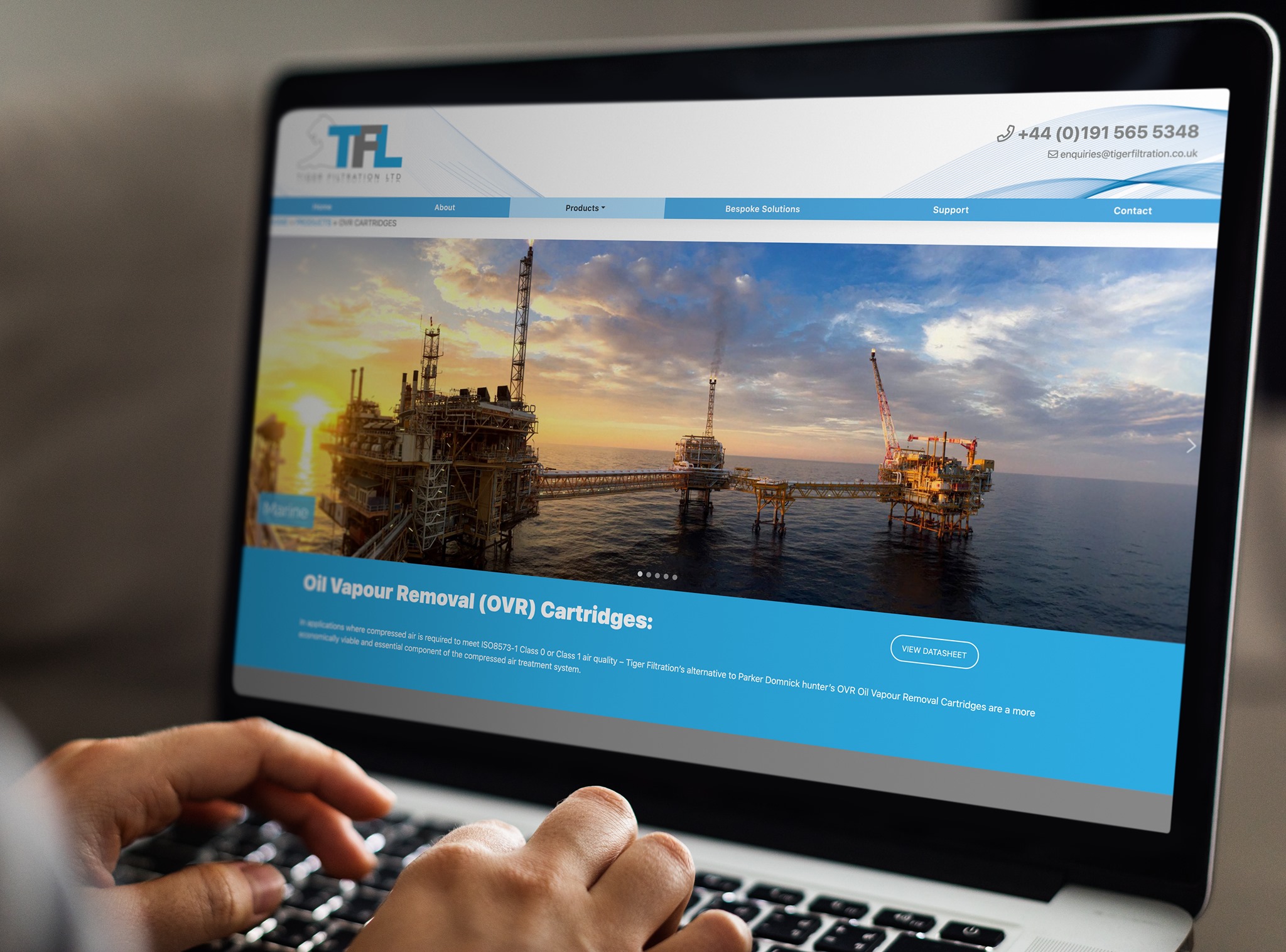Tiger Filtration Website