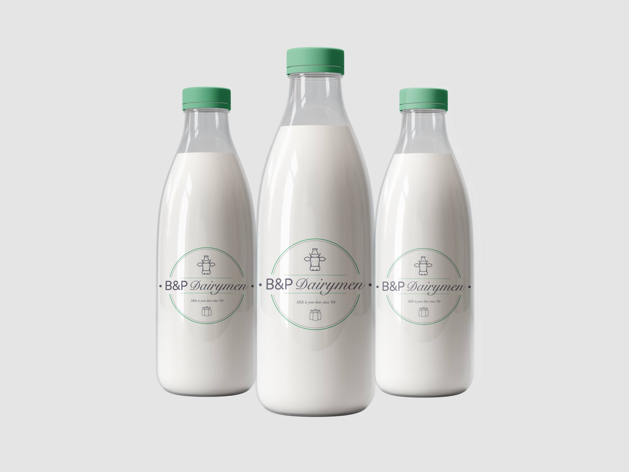 B&P Dairymen Bottles