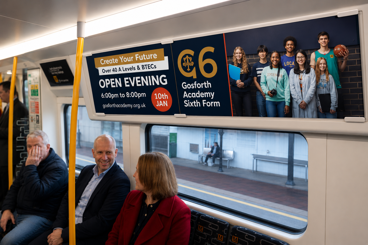 Gosforth group metro ad